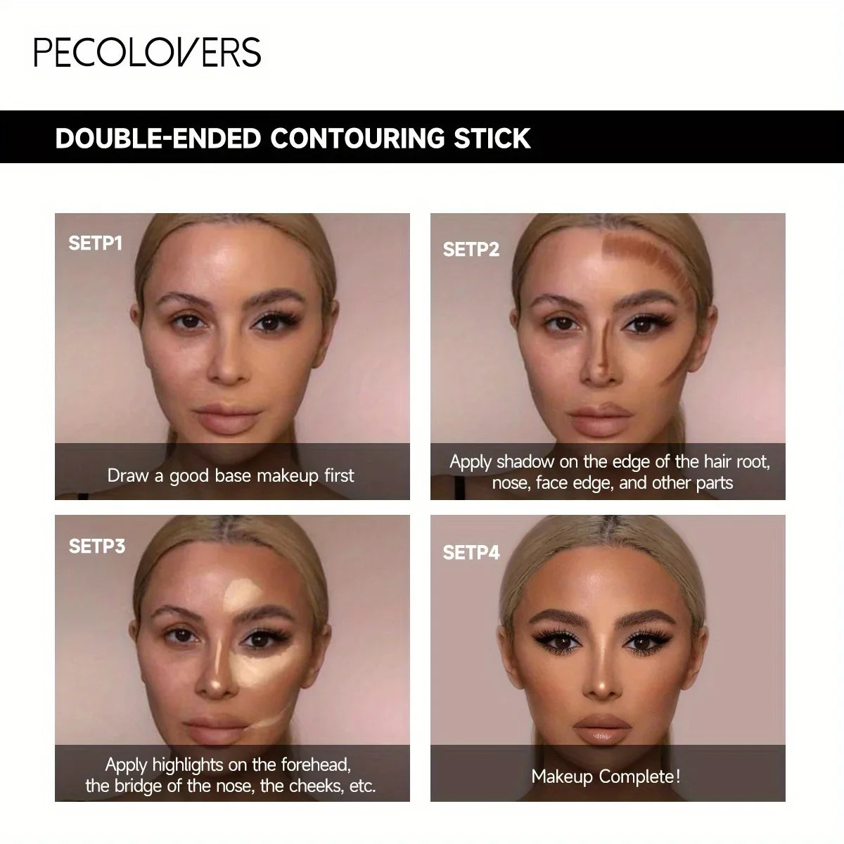 Double Head Highlight Pen Face Make Up