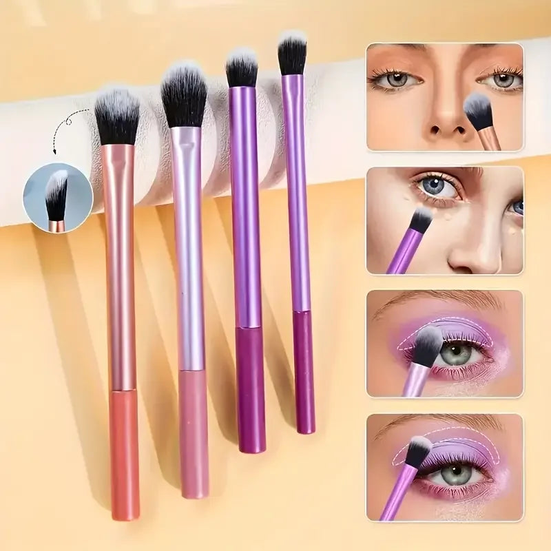 8pcs Makeup Brush Kit Soft Synthetic Hair Make Up