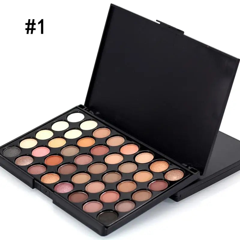 40/74/78 Colors Glitter Eyeshadow Palette Matte