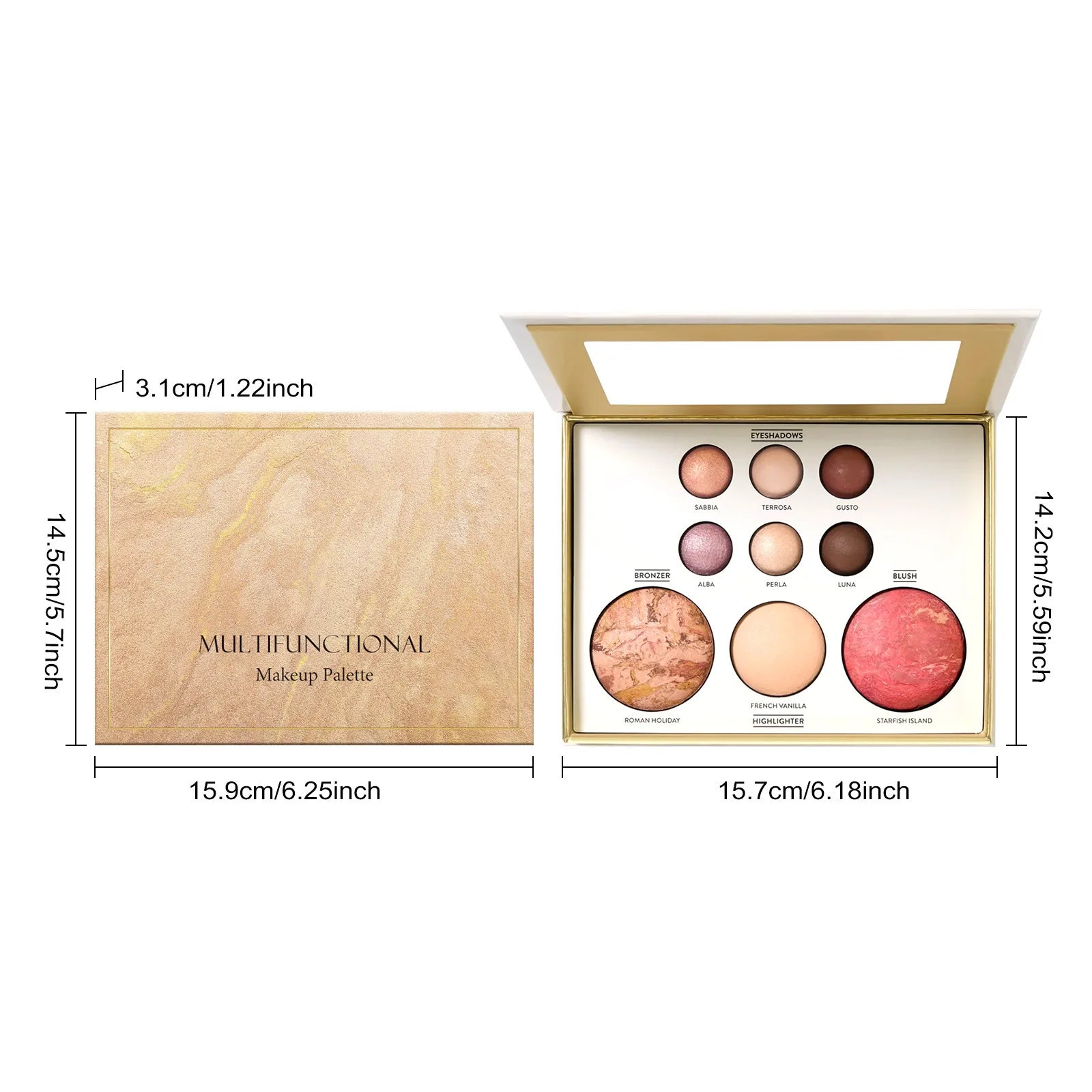 Makeup Set Multiple Functions Easy Carry