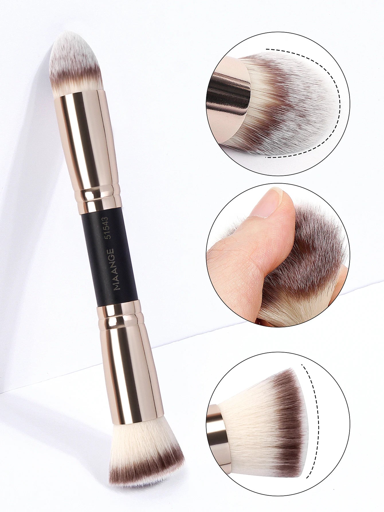 MAANGE 4pcs Basic Makeup Brushes Set