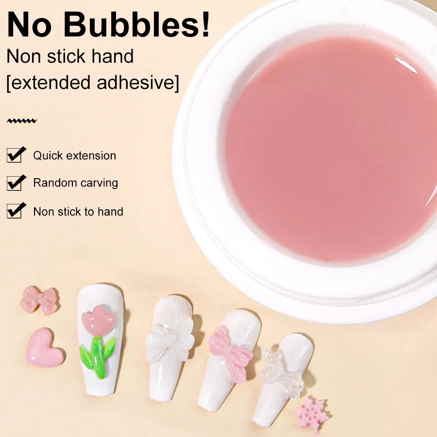 Solid Nail Extension Gel Non Stick